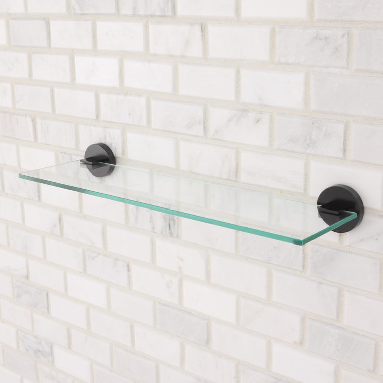 Bathroom Glass Shelf Design Everything Bathroom